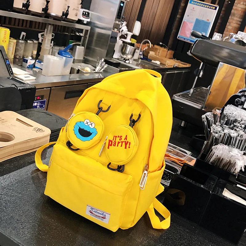 WOMEN'S Bag Bag New Style Fashion Casual Backpack Sesame Street Cartoon Early High School Schoolbag Backpack
WOMEN'S Bag Bag New Style Fashion Casual Backpack Sesame Street Cartoon Early High School Schoolbag Backpack