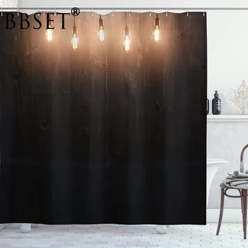 Industrial Shower Curtain Wooden Dark Interior Bathroom Curtain Polyester Bath Screen Waterproof Mildewproof Cortina De Bano 
Industrial Shower Curtain Wooden Dark Interior Bathroom Curtain Polyester Bath Screen Waterproof Mildewproof Cortina De Bano