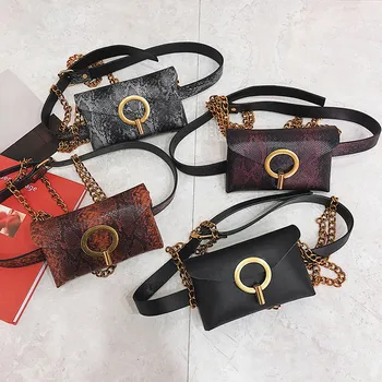 Fashion Snake Print Belt Bag Women Serpentine PU Leather Waist Bags Female Fanny Pack Chest Bag Rinonera Mujer #L10
Fashion Snake Print Belt Bag Women Serpentine PU Leather Waist Bags Female Fanny Pack Chest Bag Rinonera Mujer #L10