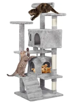 Cat Tree Toy Condo Cat Climbing Tree Multi-layer With Hammock Cat Tree House Furniture Scratching Wood Posts For Cats Supplies
Cat Tree Toy Condo Cat Climbing Tree Multi-layer With Hammock Cat Tree House Furniture Scratching Wood Posts For Cats Supplies