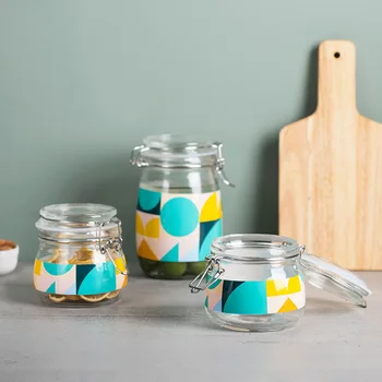 Set of 3 Glass Kitchen Canisters Cereal Dispenser Glass Container Kitchen Food Container for Coffee Spices Sugar Tea Cookie
Set of 3 Glass Kitchen Canisters Cereal Dispenser Glass Container Kitchen Food Container for Coffee Spices Sugar Tea Cookie