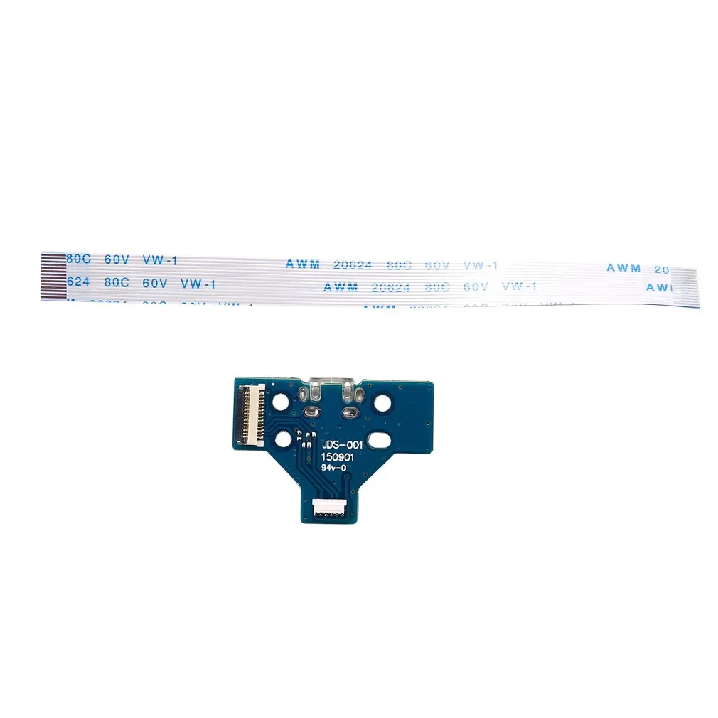 USB Charging Port Socket Board JDS-001/JDS-011/JDS-030/JDS-040/JDS-055 for PS4 Controller Dualshock with 12/14 Pin Flex Cable
USB Charging Port Socket Board JDS-001/JDS-011/JDS-030/JDS-040/JDS-055 for PS4 Controller Dualshock with 12/14 Pin Flex Cable