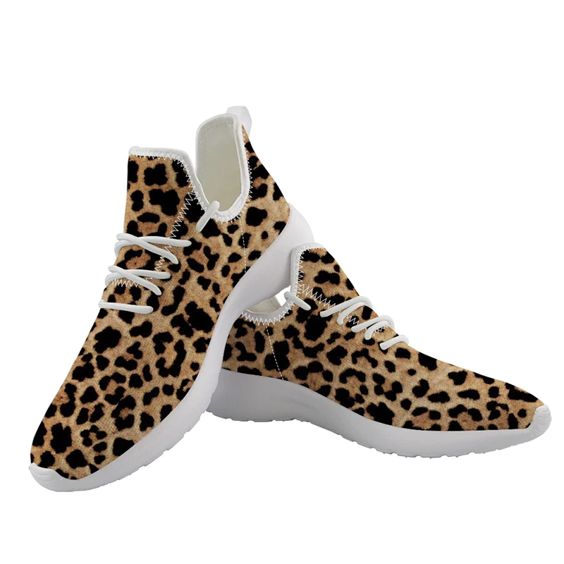 HYCOOL Women Flat Mesh Knit Sneaker Leopard Print Female Casual Breathable Lace up Footwear Ladies Lightweight Shoes for Student 
HYCOOL Women Flat Mesh Knit Sneaker Leopard Print Female Casual Breathable Lace up Footwear Ladies Lightweight Shoes for Student
