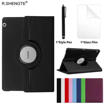 360 Rotating Case For Huawei MediaPad T3 10 Cover AGS-W09 AGS-L09 AGS-L03 9.6'' Tablet Filp Leather Stand Case With Pen+Film 
360 Rotating Case For Huawei MediaPad T3 10 Cover AGS-W09 AGS-L09 AGS-L03 9.6'' Tablet Filp Leather Stand Case With Pen+Film