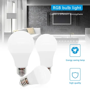 110V 220V E27 RGB LED Bulb Lights 5W 10W 15W RGB Lampada Changeable Colorful RGBW LED Lamp With IR Remote Control+Memory Mode
110V 220V E27 RGB LED Bulb Lights 5W 10W 15W RGB Lampada Changeable Colorful RGBW LED Lamp With IR Remote Control+Memory Mode