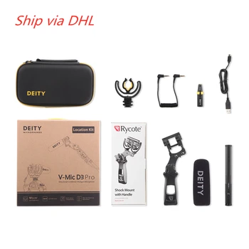 

Deity V-Mic D3 PRO KIT Supercardioid On-Camera Microphone with Rycote Suspension Low Noise Distortion for DSLR Camera