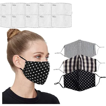 3pcs Fashion Cloth Face Mask Reusable Adjustable For Adult Outdoor Маска With 10pcs Filters Striped Dot Printing Mascarillas
3pcs Fashion Cloth Face Mask Reusable Adjustable For Adult Outdoor Маска With 10pcs Filters Striped Dot Printing Mascarillas