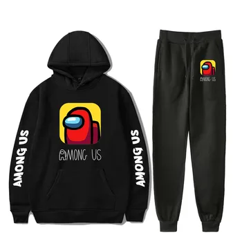 2020 Among Us Sweatshirts Two Piece Set Tracksuit Cartoon Hoodies+Jogger Pant Street Style Streetwear&Pants Women Sets
2020 Among Us Sweatshirts Two Piece Set Tracksuit Cartoon Hoodies+Jogger Pant Street Style Streetwear&Pants Women Sets
