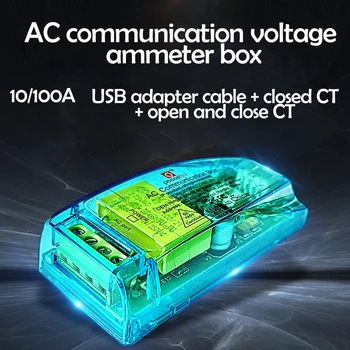 PZEM-004T 3.0 Version TTL Modbus-RTU Voltage Current Frequency Power Factor Energy Power Meter AC Single Phase Ammeter
PZEM-004T 3.0 Version TTL Modbus-RTU Voltage Current Frequency Power Factor Energy Power Meter AC Single Phase Ammeter