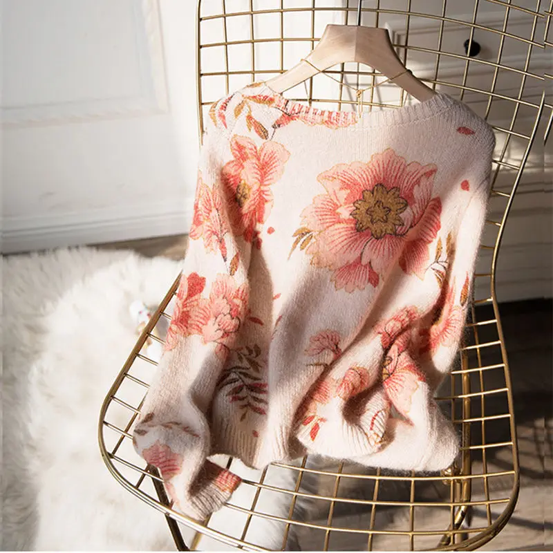 Pink printing gentle net red 2020 autumn and winter new very fairy sweater lazy style sweater
Pink printing gentle net red 2020 autumn and winter new very fairy sweater lazy style sweater