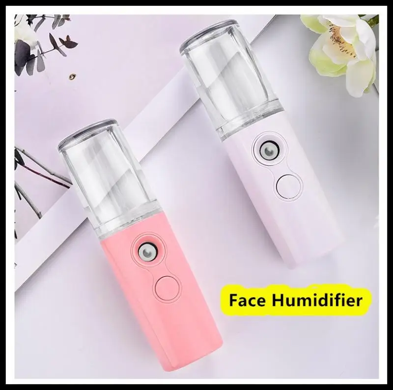 25ml Cool Mist Face Humidifier Nano Moisturizing Sprayer USB Portable Facial Steamer Professional Face Spray Machines