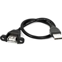60cm USB 2.0 A Male To A Female Panel Mount Mounting Screw Lock Extension Cable USB Chassis Extension Cable 
60cm USB 2.0 A Male To A Female Panel Mount Mounting Screw Lock Extension Cable USB Chassis Extension Cable