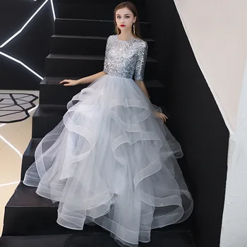 Silver Gray Sequins Fashion Oriental Party Female Cheongsam Stage Show Qipao Dress Elegant Celebrity Banquet Dresses De Festa
Silver Gray Sequins Fashion Oriental Party Female Cheongsam Stage Show Qipao Dress Elegant Celebrity Banquet Dresses De Festa