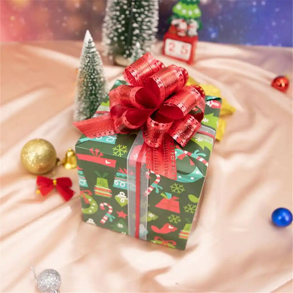 3pc wrapping paper christmas decoration gift box