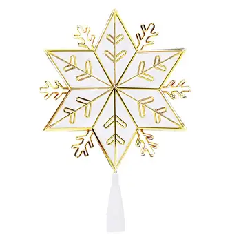 YUNLIGHTS Christmas Tree Topper Warm White Snowflake-shaped Stunning Ornaments LED Light Decorative Light for Party
YUNLIGHTS Christmas Tree Topper Warm White Snowflake-shaped Stunning Ornaments LED Light Decorative Light for Party