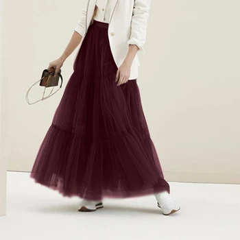 ZANZEA Bohemian Women Mesh Sheer Skirts Summer High Waist Tulle Mesh Skirt Solid Long Pleated Tutu Skirt Female Party Jupe Femme
ZANZEA Bohemian Women Mesh Sheer Skirts Summer High Waist Tulle Mesh Skirt Solid Long Pleated Tutu Skirt Female Party Jupe Femme