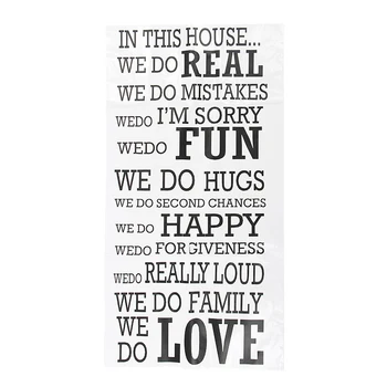 Black THIS HOUSE Quote Words Room Art Mural Wall Sticker Decal 
Black THIS HOUSE Quote Words Room Art Mural Wall Sticker Decal