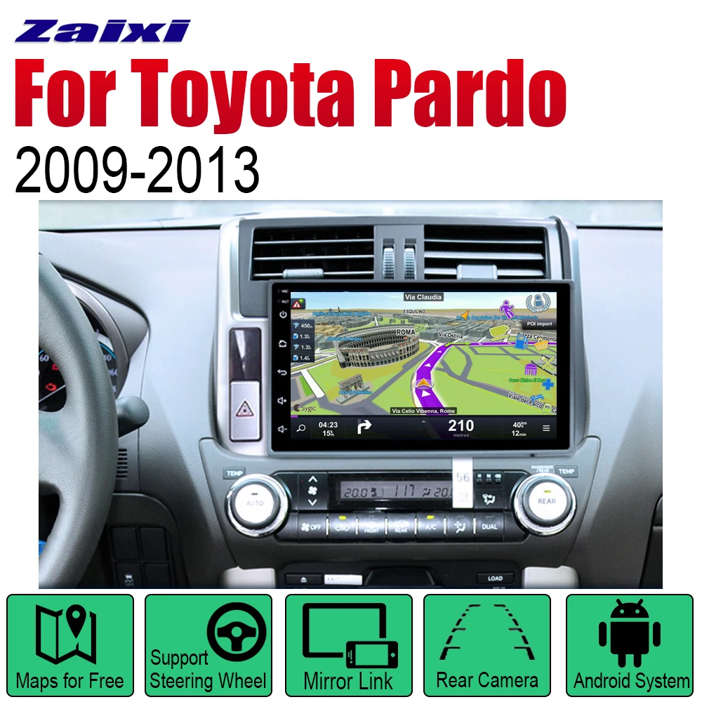 Auto Radio 2 Din Android Car Player For Toyota Pardo LC950 Prado 950 2009 2010 2011 2012 2013 GPS Navigation Wifi Map Multimedia
Auto Radio 2 Din Android Car Player For Toyota Pardo LC950 Prado 950 2009 2010 2011 2012 2013 GPS Navigation Wifi Map Multimedia