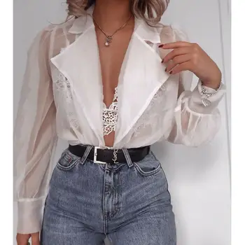 Spring Autumn Elegant Womens Jacket Ladies Puff Mesh Sleeve Tops Solid Color Lace Cardigan Sweater Blouse Loose Blazer Tops Coat
Spring Autumn Elegant Womens Jacket Ladies Puff Mesh Sleeve Tops Solid Color Lace Cardigan Sweater Blouse Loose Blazer Tops Coat