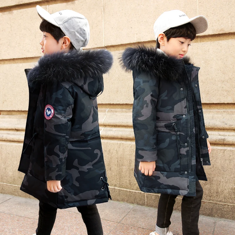 2019 Winter Down Jacket For Boy Plus Velvet Warm Long Parka For Boys 5-12 Years Teenage Snowsuit Children's Outerwear
2019 Winter Down Jacket For Boy Plus Velvet Warm Long Parka For Boys 5-12 Years Teenage Snowsuit Children's Outerwear