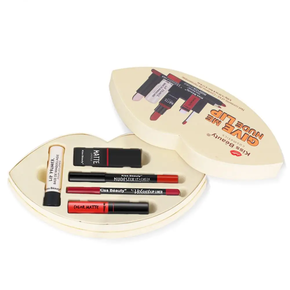 DSstyles 5Pcs/set Lip Primer Lip Glaze Liner Lipstick Makeup Kit Beginners Cosmetics Lips Makeup Set
DSstyles 5Pcs/set Lip Primer Lip Glaze Liner Lipstick Makeup Kit Beginners Cosmetics Lips Makeup Set
