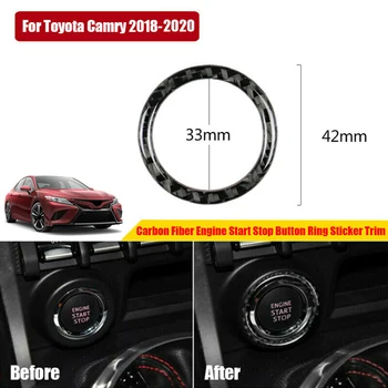 Carbon Fiber For Toyota Camry 2018-20 Carbon Fiber Engine Start Stop Button Ring Sticker Decoration Cover Trim Accessories
Carbon Fiber For Toyota Camry 2018-20 Carbon Fiber Engine Start Stop Button Ring Sticker Decoration Cover Trim Accessories