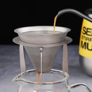 Reusable Home Outdoor Titanium Coffee Filter Camping Detachable Travel Coffee Filter Kitchen Accessories
Reusable Home Outdoor Titanium Coffee Filter Camping Detachable Travel Coffee Filter Kitchen Accessories