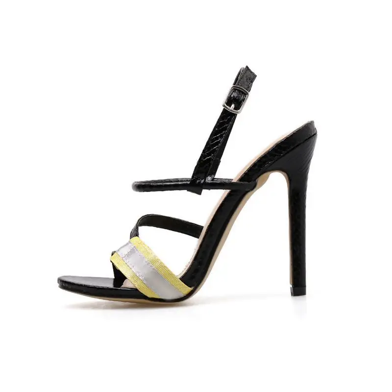 2019 Stylish and comfortable snake-print single-strap stiletto sandals, size 40
2019 Stylish and comfortable snake-print single-strap stiletto sandals, size 40