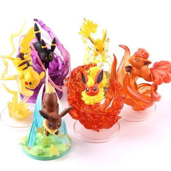 Hot Toys Anime Cartoon Monsters Eevee Jolteon Umbreon Vulpix Flareon Dog PVC Action Figure Collectible Model Toy Doll 6pcs/set
Hot Toys Anime Cartoon Monsters Eevee Jolteon Umbreon Vulpix Flareon Dog PVC Action Figure Collectible Model Toy Doll 6pcs/set