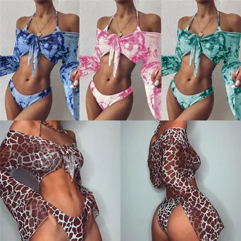 Enchanting Leopard Women Bikini Set Swimsuit Three Piece Filled Bra Swimwear Attractive Ladies Swimsuit Beachwear Badkleding
Enchanting Leopard Women Bikini Set Swimsuit Three Piece Filled Bra Swimwear Attractive Ladies Swimsuit Beachwear Badkleding