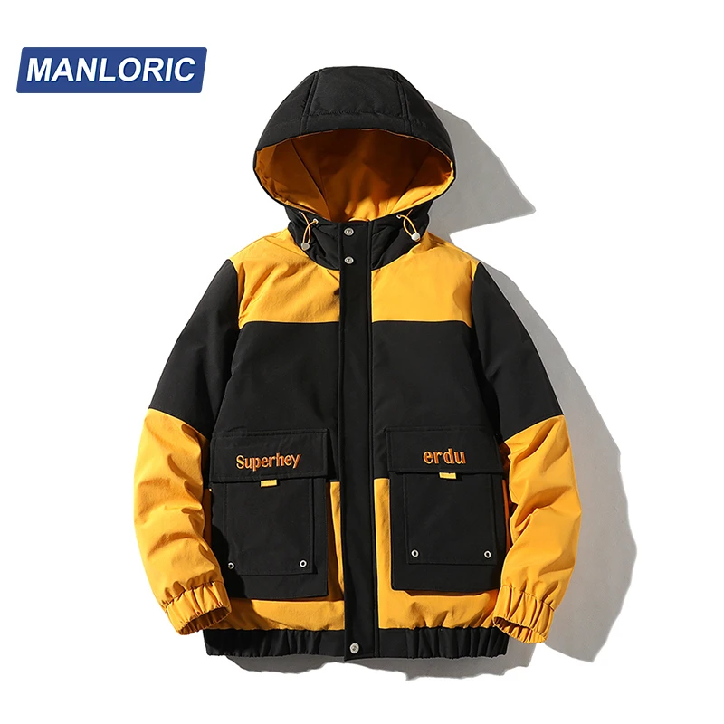 MANLORIC Spliced Color Hooded Pockets Men's Winter Down Jacket Regular 80% White Duck Down Thick Warm Casual Down Coat
MANLORIC Spliced Color Hooded Pockets Men's Winter Down Jacket Regular 80% White Duck Down Thick Warm Casual Down Coat