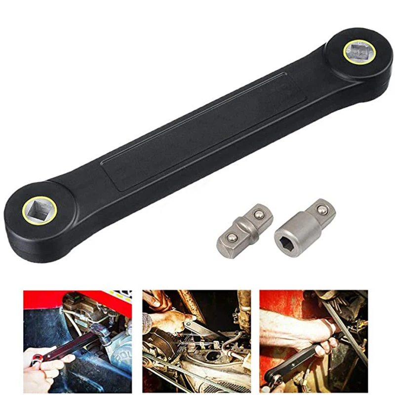 3/8'' Wrench Extender Adaptor Extension Bar Handle, Works with Socket Ratchet Wrench Impact Driver Home Car Repair Tool
3/8'' Wrench Extender Adaptor Extension Bar Handle, Works with Socket Ratchet Wrench Impact Driver Home Car Repair Tool