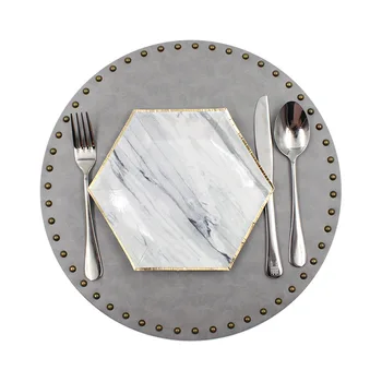 Round Leather Placemat Insulation Oilproof Western Food Mat Dining Tableware Table Mat Pads Bowl Cup Coaster Kitchen Accessorie
Round Leather Placemat Insulation Oilproof Western Food Mat Dining Tableware Table Mat Pads Bowl Cup Coaster Kitchen Accessorie