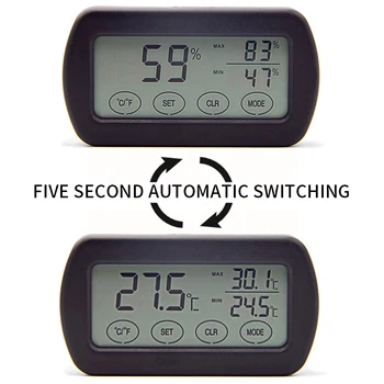 Baby Room New Small Thermometer Hygrometer Monitor Gauge Incubator Max Min Temperature Humidity Lcd Display Temperature Alarm
Baby Room New Small Thermometer Hygrometer Monitor Gauge Incubator Max Min Temperature Humidity Lcd Display Temperature Alarm