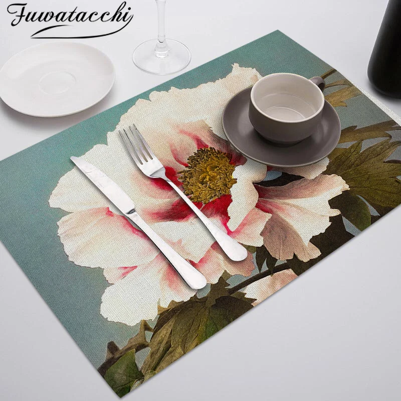 Fuwatacchi Flower Pattern Tableware Mats Pads Durable Dinner Table Placemat Tea Party Kitchen Bowl Cup Pads Drink Coasters
Fuwatacchi Flower Pattern Tableware Mats Pads Durable Dinner Table Placemat Tea Party Kitchen Bowl Cup Pads Drink Coasters