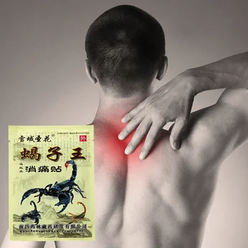 4Bags=32Pcs Chinese herbal medicine Pain Relief Patch Emperor Scorpion plaster bone Spurs treat joint knee analgesic patches 
4Bags=32Pcs Chinese herbal medicine Pain Relief Patch Emperor Scorpion plaster bone Spurs treat joint knee analgesic patches