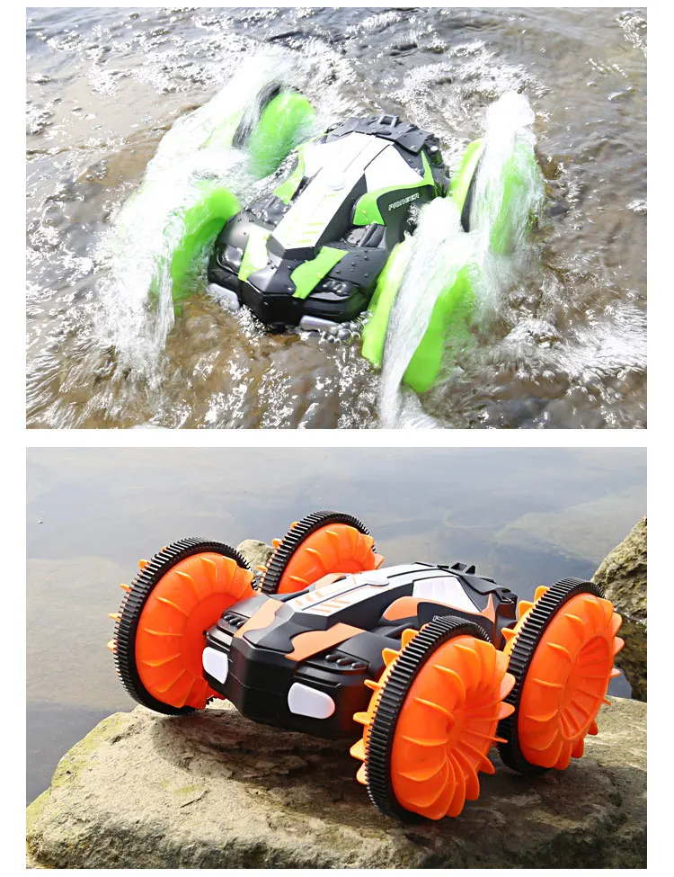Remote Control Amphibious Stunt Car 2.4G Waterproof Double-sided Driving Tank Car Boy Children's Toy Remote Control Car
Remote Control Amphibious Stunt Car 2.4G Waterproof Double-sided Driving Tank Car Boy Children's Toy Remote Control Car