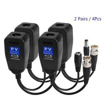 2020 2pairs/lot New CCTV Camera Coaxial BNC Video Power Transceiver to CAT5e 6 RJ45 Connector
2020 2pairs/lot New CCTV Camera Coaxial BNC Video Power Transceiver to CAT5e 6 RJ45 Connector