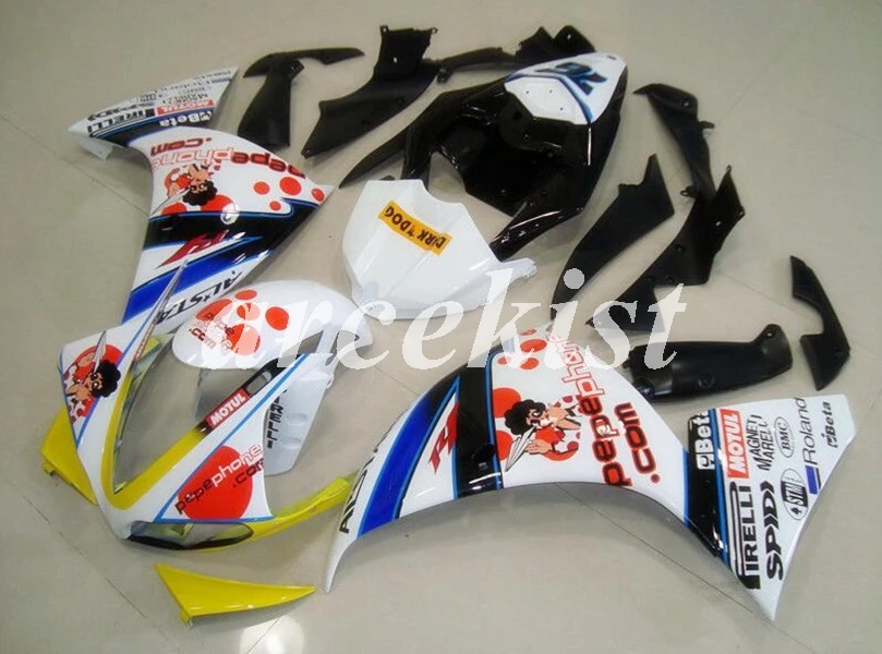 Injection mold New ABS Fairings Kit Fit for YAMAHA YZF-R1 2009 2010 2011 2012 2013 2014 09 10 11 12 13 14 Body set orange white
Injection mold New ABS Fairings Kit Fit for YAMAHA YZF-R1 2009 2010 2011 2012 2013 2014 09 10 11 12 13 14 Body set orange white