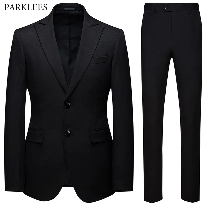 Men Black Suit 2019 Fashion Wedding Suits for Men 2 Pieces Slim Fit Two Button Suit Mens Party Prom Tuxedo Suit Male Costume
Men Black Suit 2019 Fashion Wedding Suits for Men 2 Pieces Slim Fit Two Button Suit Mens Party Prom Tuxedo Suit Male Costume