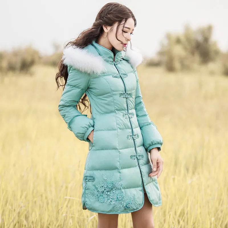 2019 Winter outerwear fashion fur down coat with hooded restore ancient cultivate morality lantern sleeve long down jacket
2019 Winter outerwear fashion fur down coat with hooded restore ancient cultivate morality lantern sleeve long down jacket