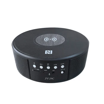 Wireless Charging Stereo Bluetooth Speaker Digital Screen Card Speaker 4 in 1 Qi Wireless Charger Speaker
Wireless Charging Stereo Bluetooth Speaker Digital Screen Card Speaker 4 in 1 Qi Wireless Charger Speaker