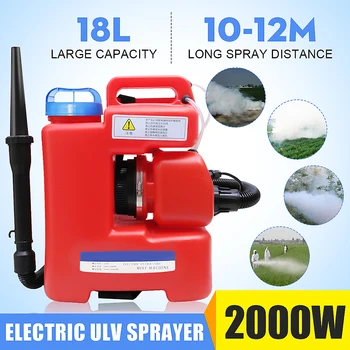 AC 220V 2000W 18L Electric ULV Fogger Sprayer Mosquito Killer Disinfection Machine Insecticide Atomizer Fight Drugs Sterilizer
AC 220V 2000W 18L Electric ULV Fogger Sprayer Mosquito Killer Disinfection Machine Insecticide Atomizer Fight Drugs Sterilizer