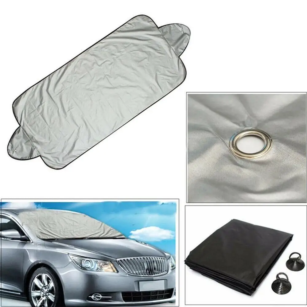 NEW Silver Anti Frezze Frost Ice Snow Cover Sun Shade Shield Winter Windscreen Windshield Parasol Protector Cover All Car Models
NEW Silver Anti Frezze Frost Ice Snow Cover Sun Shade Shield Winter Windscreen Windshield Parasol Protector Cover All Car Models