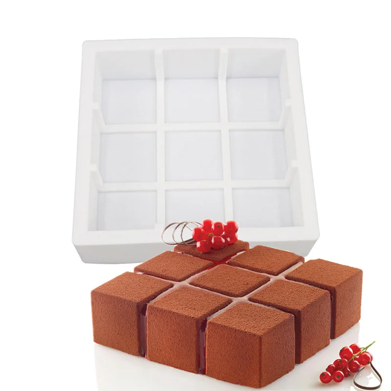 Silicone 3D Geometric Simplicity Mold Cake Decorating Baking Tools For Chocolate Mousse Chiffon Moulds CUBIK Pastry Art
Silicone 3D Geometric Simplicity Mold Cake Decorating Baking Tools For Chocolate Mousse Chiffon Moulds CUBIK Pastry Art