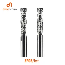 2PCS/LOT Compression Milling Cutter Woodwork DOWN Cut Two Flute Spiral Carbide Milling Tool CNC Router Bits Wood End Mill Cutter
2PCS/LOT Compression Milling Cutter Woodwork DOWN Cut Two Flute Spiral Carbide Milling Tool CNC Router Bits Wood End Mill Cutter