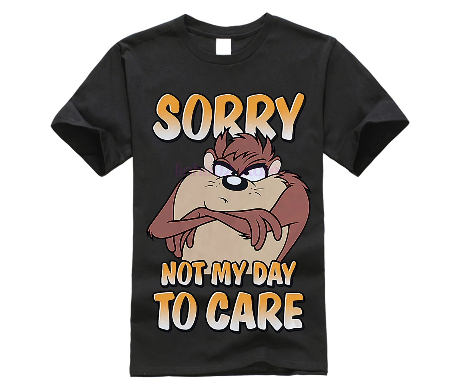 Новая Футболка NWT Looney ttes Tasmanian Devil Sorry Not My Day To Care футболка с принтом Мужская