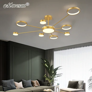 New Design LED Chandelier Lighting For Bedroom Dining Room Kitchen Gold /Black Frame Dropshipping Indoor Fixture Light Lustres
New Design LED Chandelier Lighting For Bedroom Dining Room Kitchen Gold /Black Frame Dropshipping Indoor Fixture Light Lustres