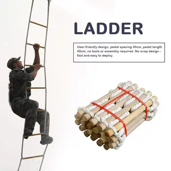 Rope Ladder Escape Ladder Home Lifeline Ladder Outdoor Round Nylon Soft Ladder Home Climbing Engineering Ladder 
Rope Ladder Escape Ladder Home Lifeline Ladder Outdoor Round Nylon Soft Ladder Home Climbing Engineering Ladder