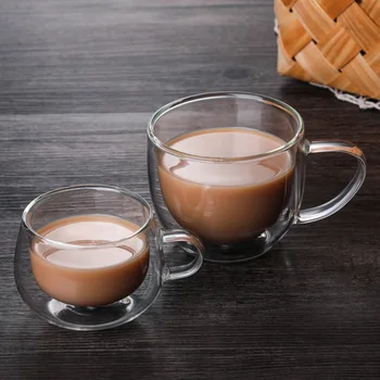New 150mL/250mL Double-layer Thermal Glass Cup Heat Resistant Tea Coffee Milk Drinking Insulation Heat Resistant Mug Drinkware
New 150mL/250mL Double-layer Thermal Glass Cup Heat Resistant Tea Coffee Milk Drinking Insulation Heat Resistant Mug Drinkware